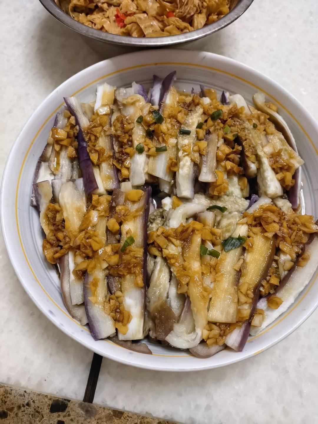 蒸茄子