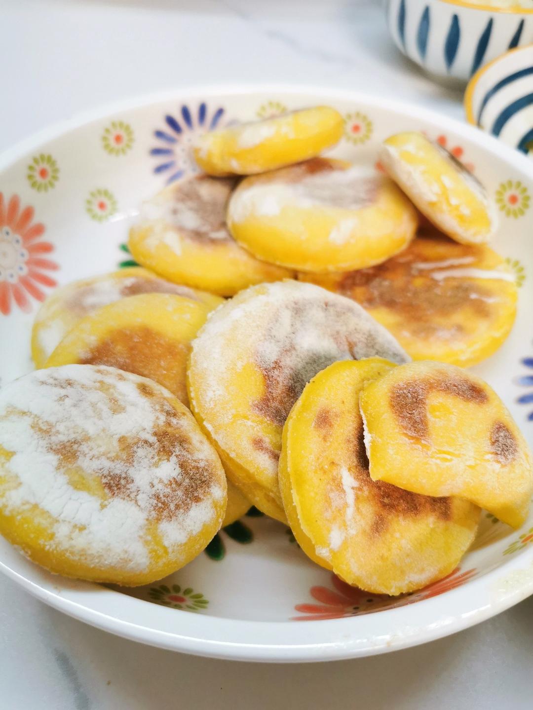 玉米面发饼