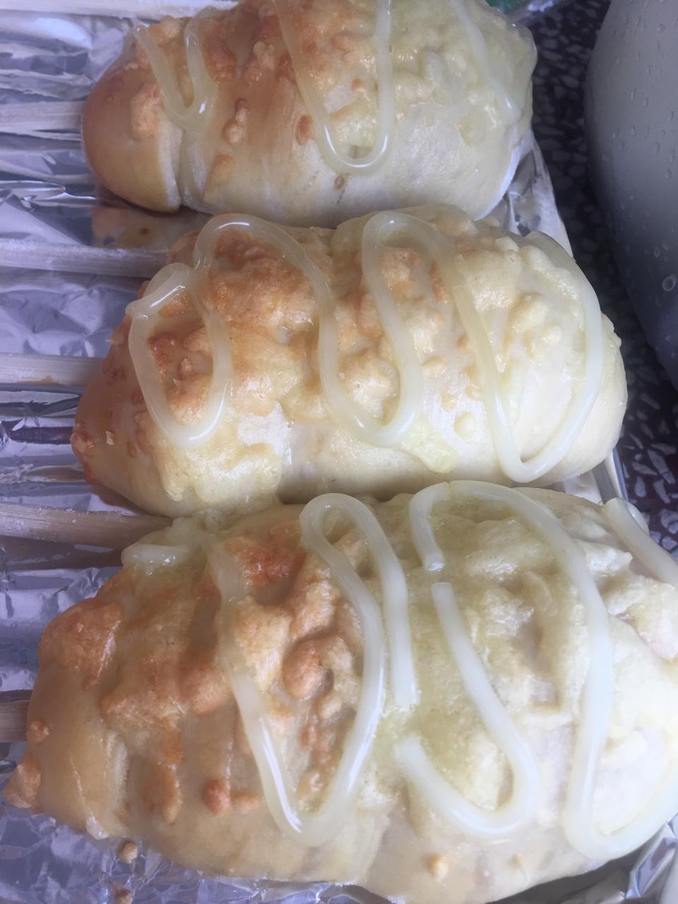 烤起来吧，鸡腿面包~