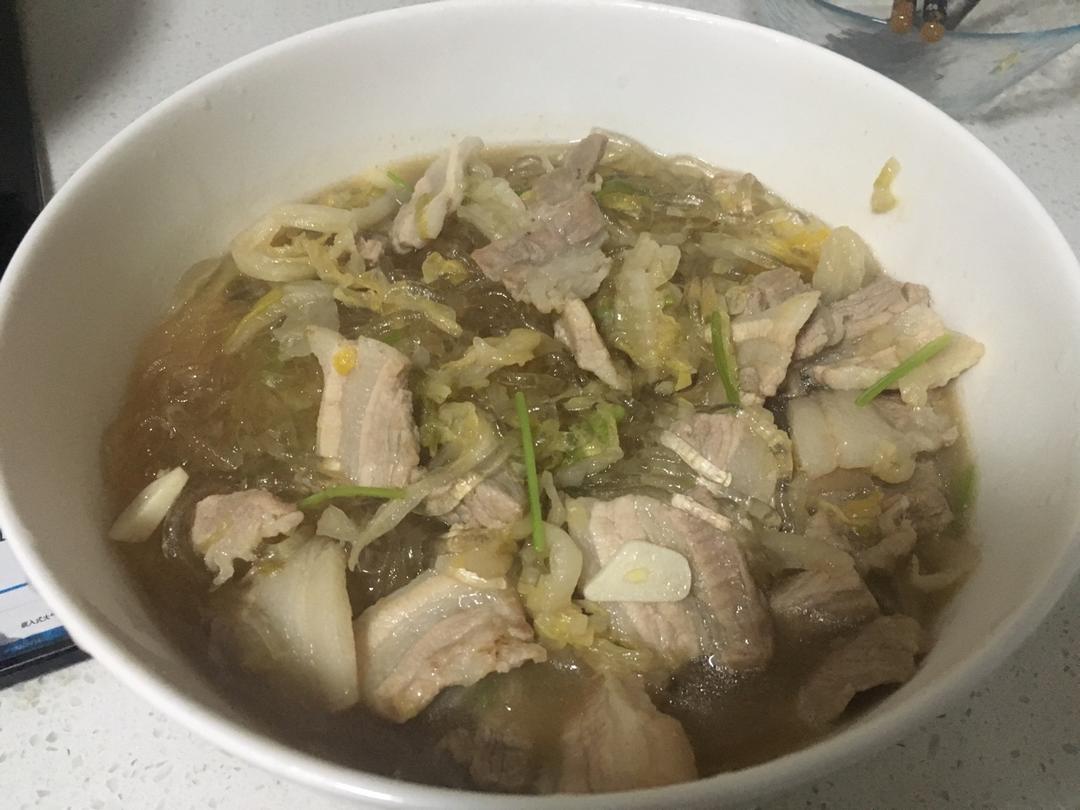 超感小茶壺做的東北酸菜豬肉燉粉條