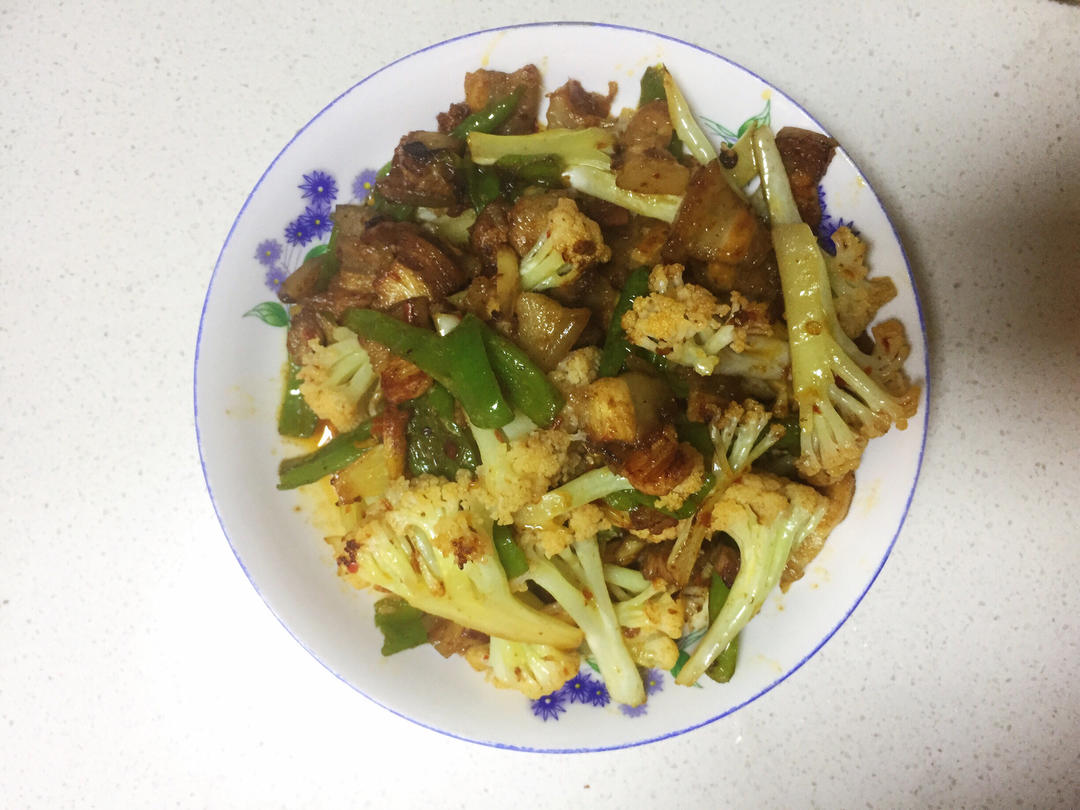 和饭店一个味道的干锅花菜