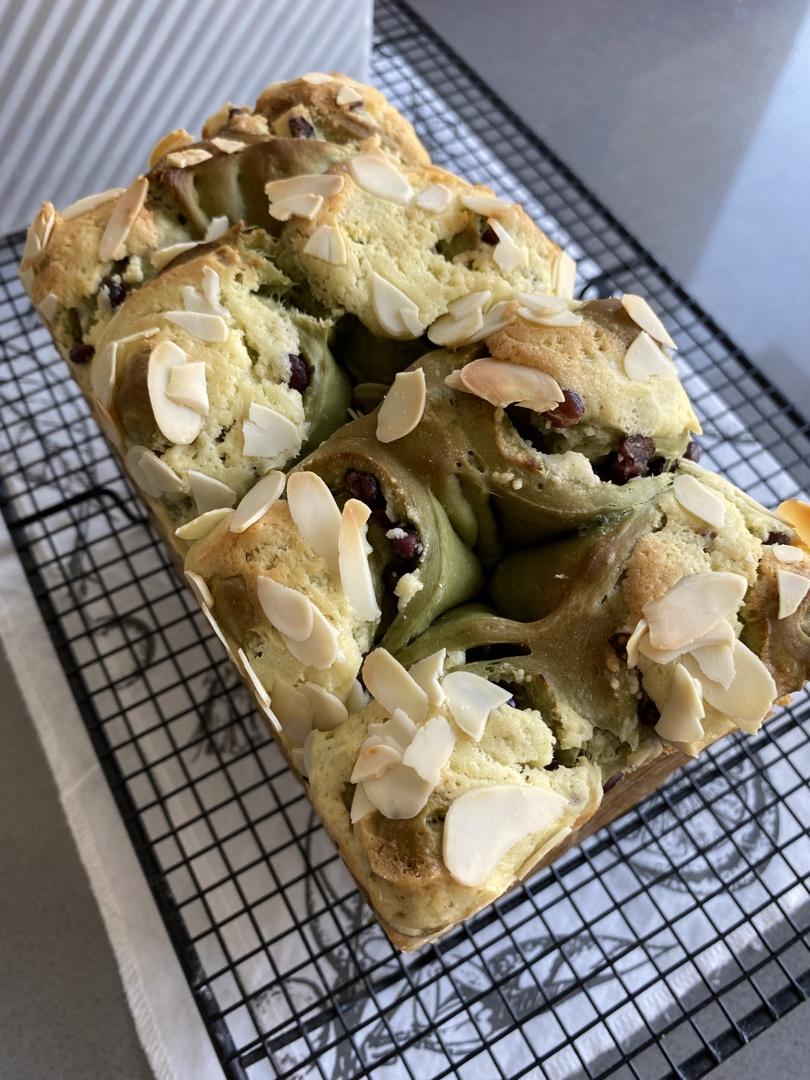 抹茶相思豆小吐司