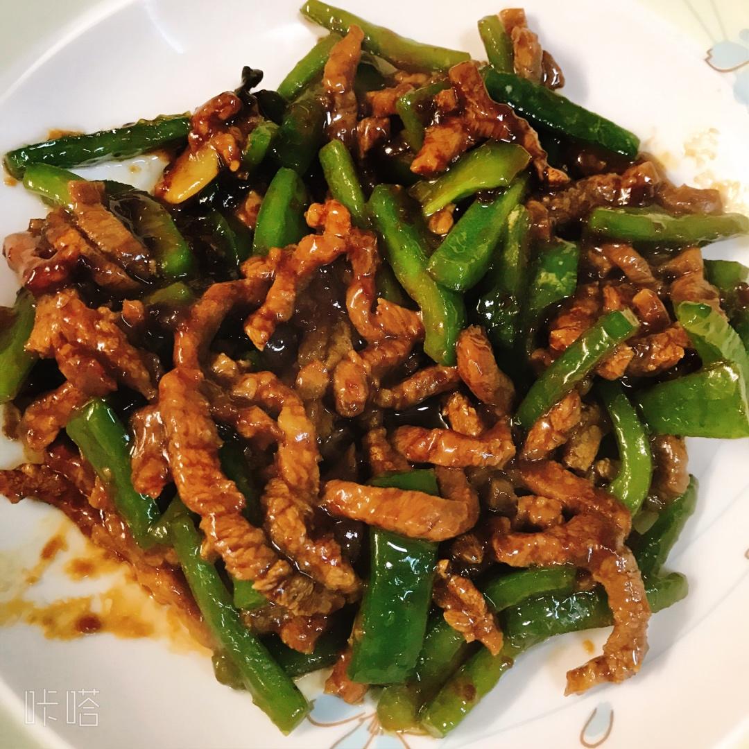 巨下饭的青椒炒肉丝