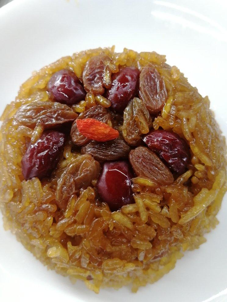 自由飞翔2525做的红遍抖音的补血美食红糖糯米饭