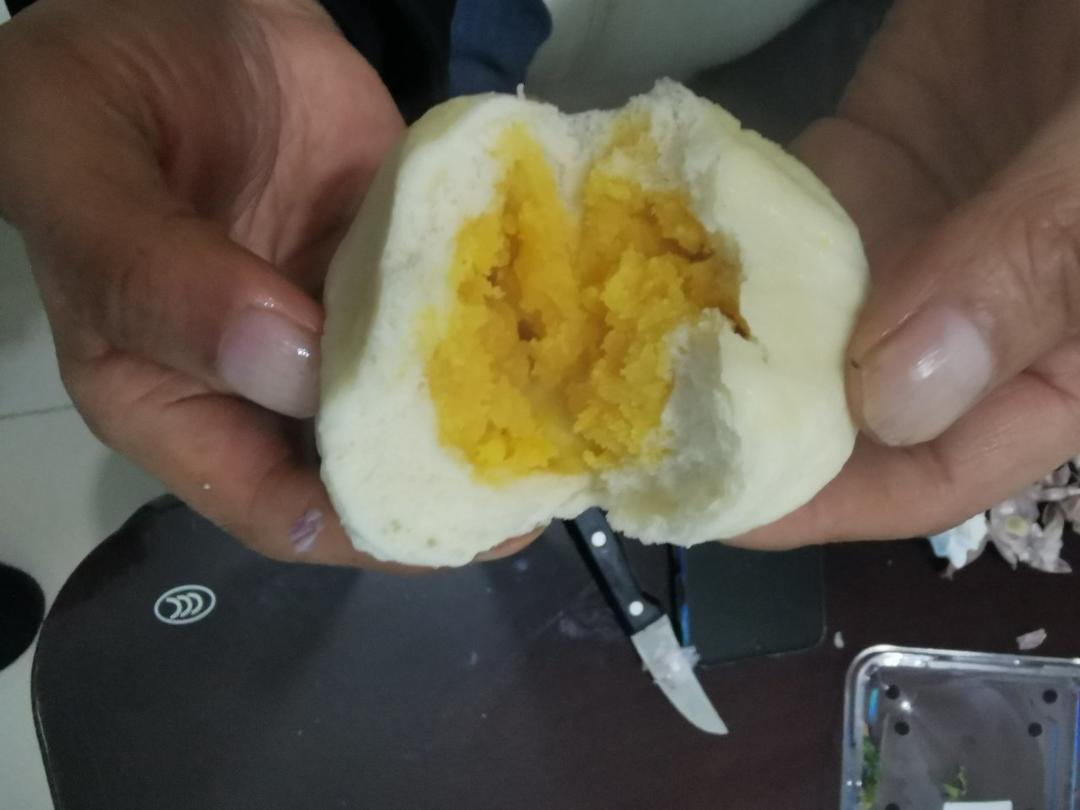 【流沙包】流心的包子，这样填馅一步到位！