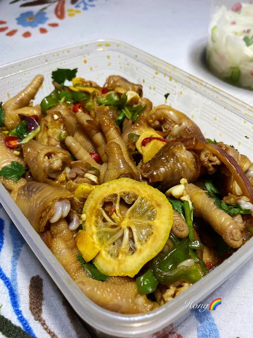 柠檬百香果鸡爪