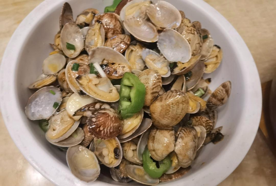 5分钟快手菜❗️秒杀路边摊爆炒花甲～好吃到爆