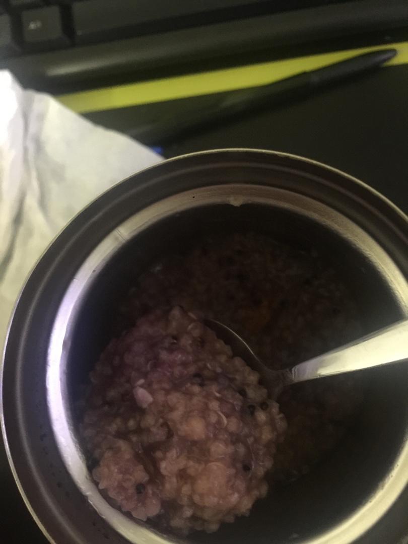 完美的紫薯小米粥