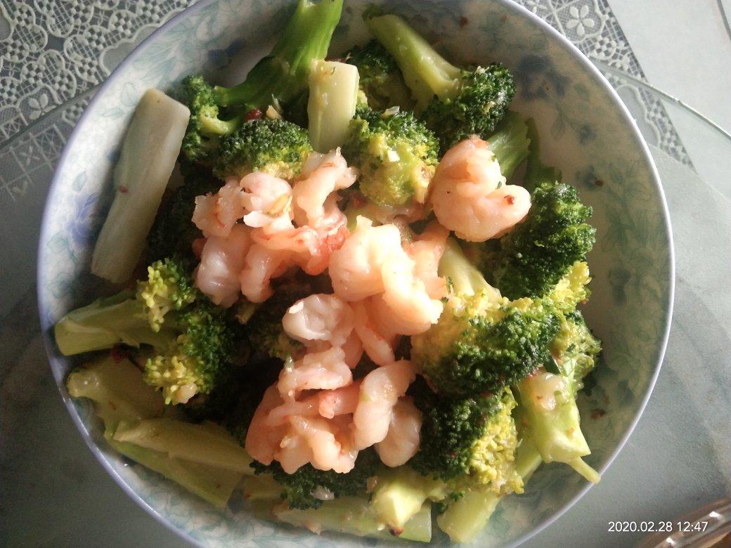 西兰花炒虾仁