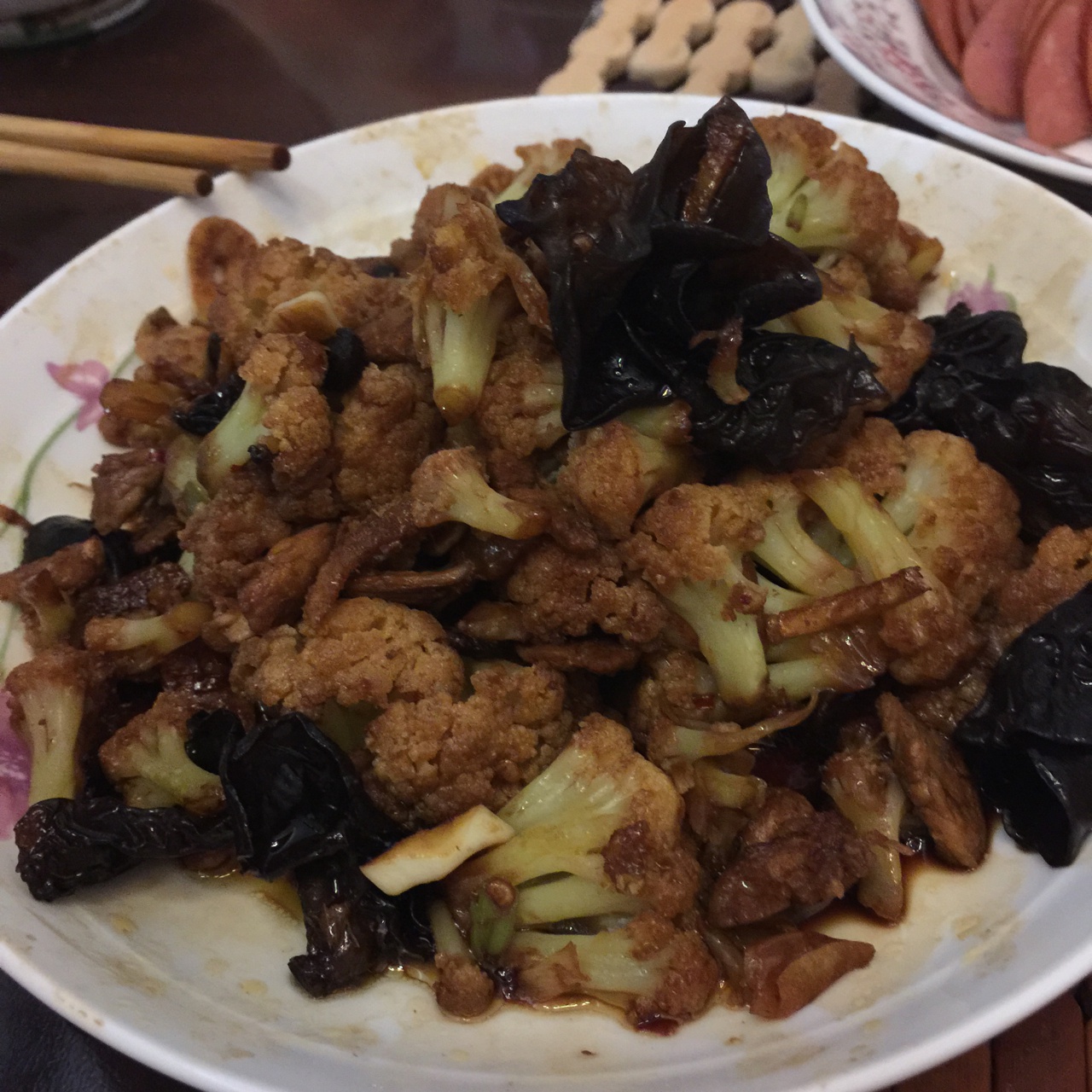 干锅花菜-新手下厨 Fried Chinese Cauliflower