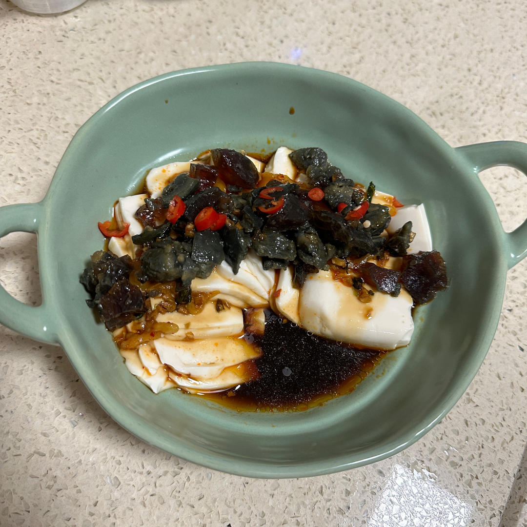 【最佳CP～】凉拌皮蛋豆腐✨