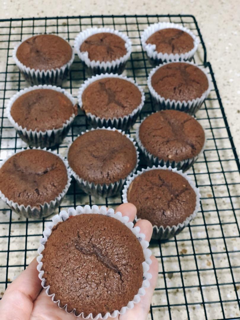 可可巧克力Cupcake纸杯子海绵蛋糕（甜品台都用本方）C6