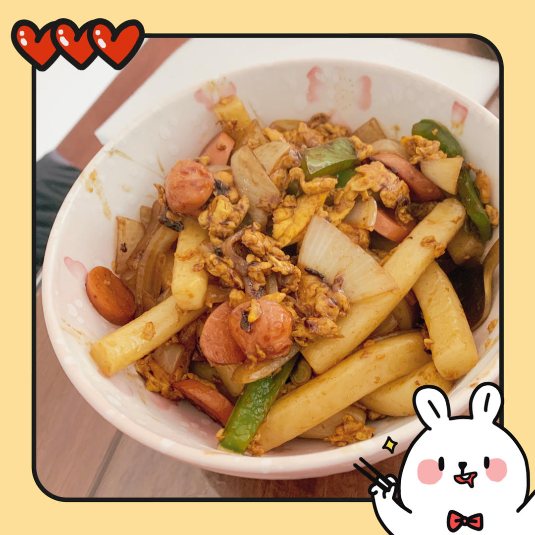 大排档风味炒年糕