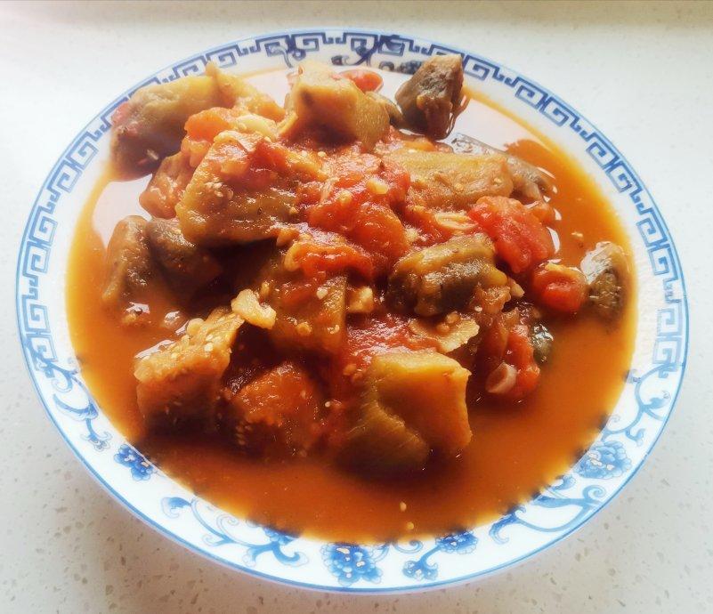 轻食·西红柿烧茄子（几乎无油！）快手减脂菜·健身餐