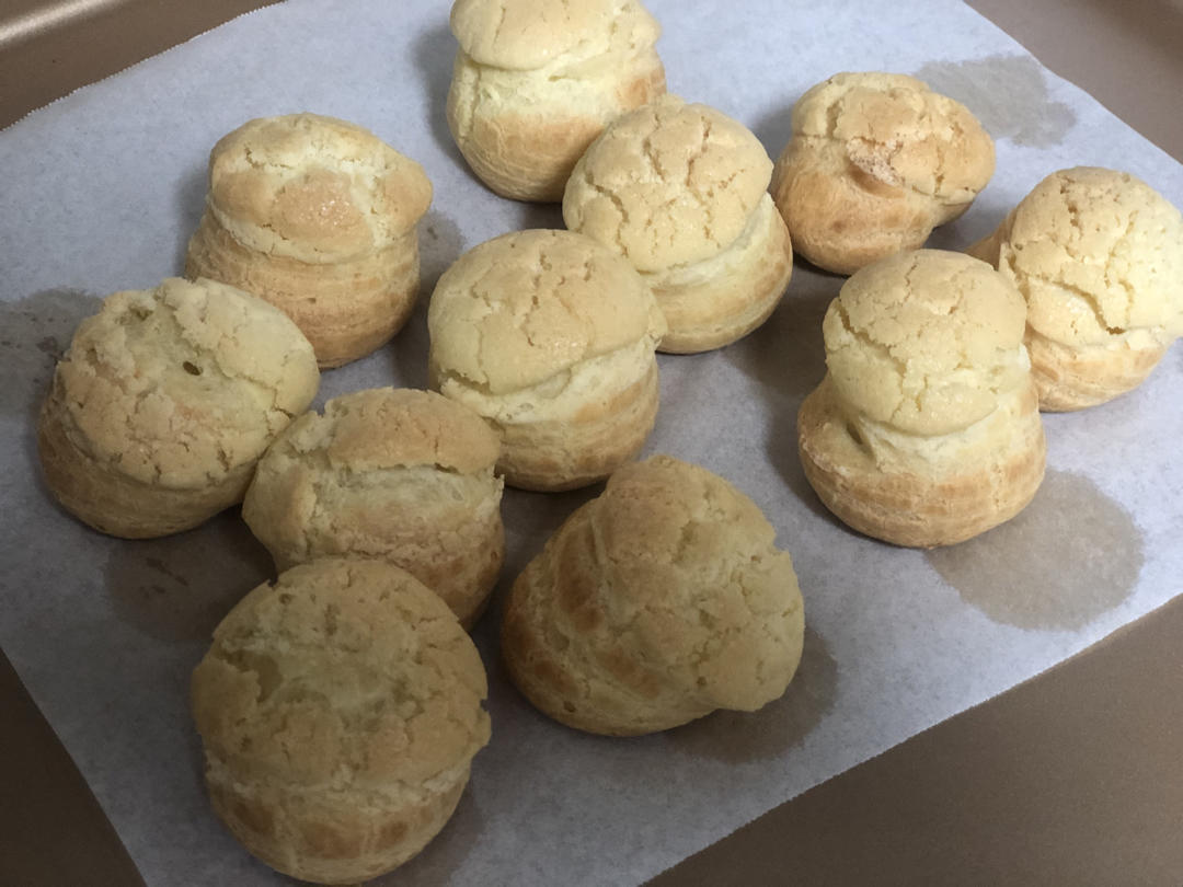 酥皮泡芙新手一次成功（附卡仕达酱做法）