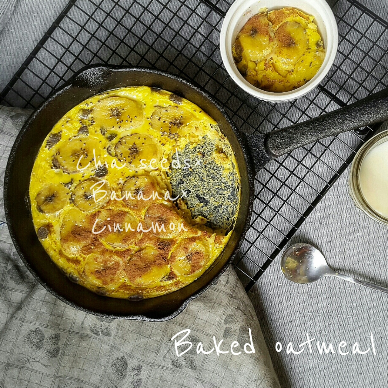 Baked Oatmeal Breakfast 早餐烤燕麦