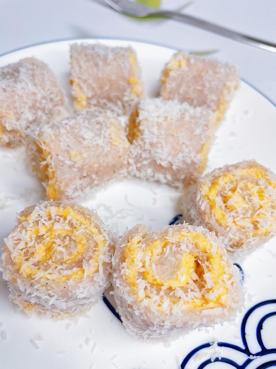 低碳水生酮花生酱驴打滚（没有红豆沙的）的做法