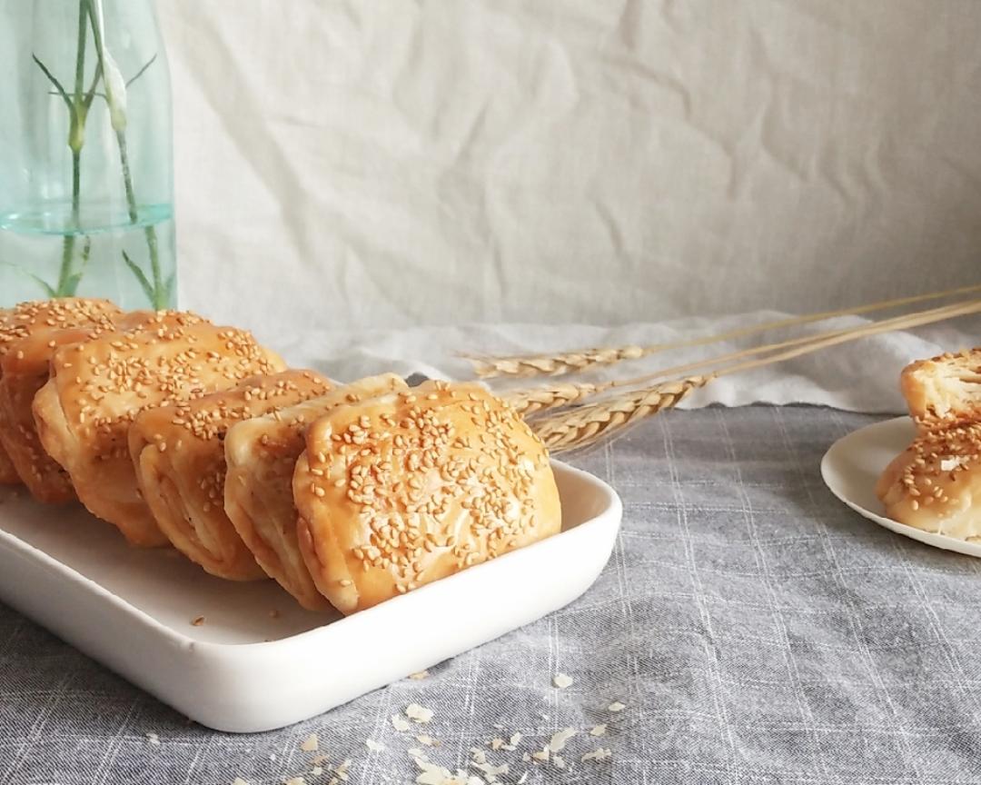 中式酥皮点心――方酥（同蛋黄酥皮做法）