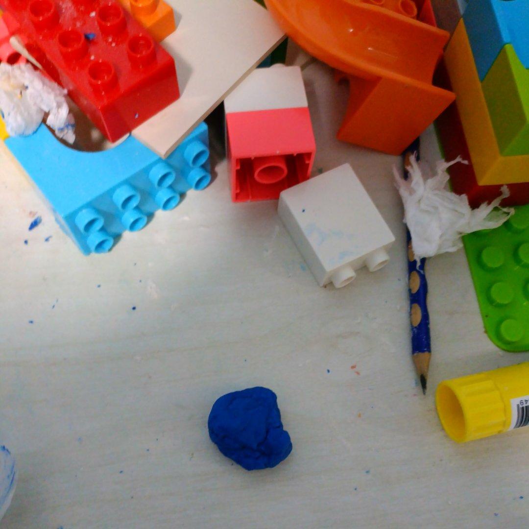 自制彩泥（泡打粉简化版）