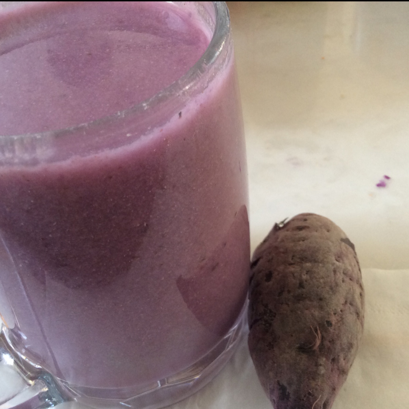 低卡紫薯豆浆/豆渣新吃法