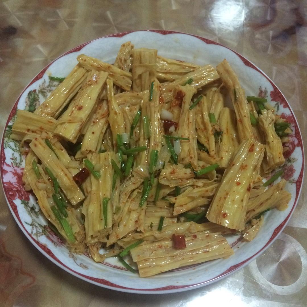 凉拌腐竹