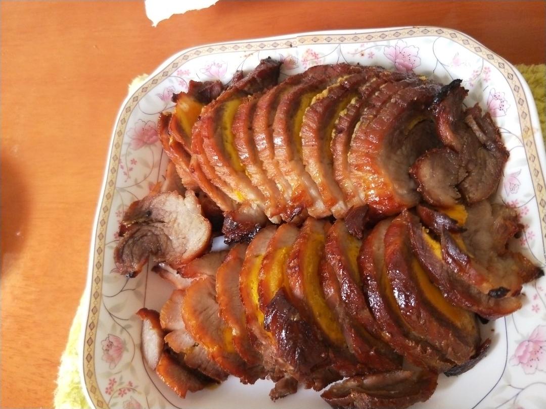 咸蛋叉烧肉（好吃得爆炸）