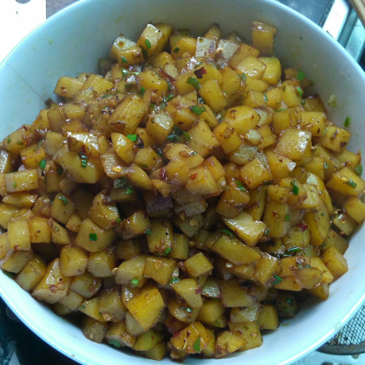 孜然炒土豆（毫无技术含量）