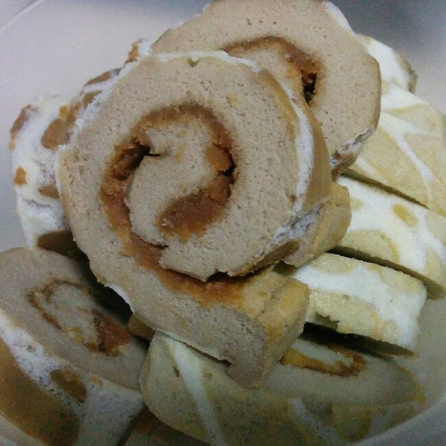 长颈鹿花纹奶油蛋糕卷——朴素的蛋糕卷也生动形象了哦