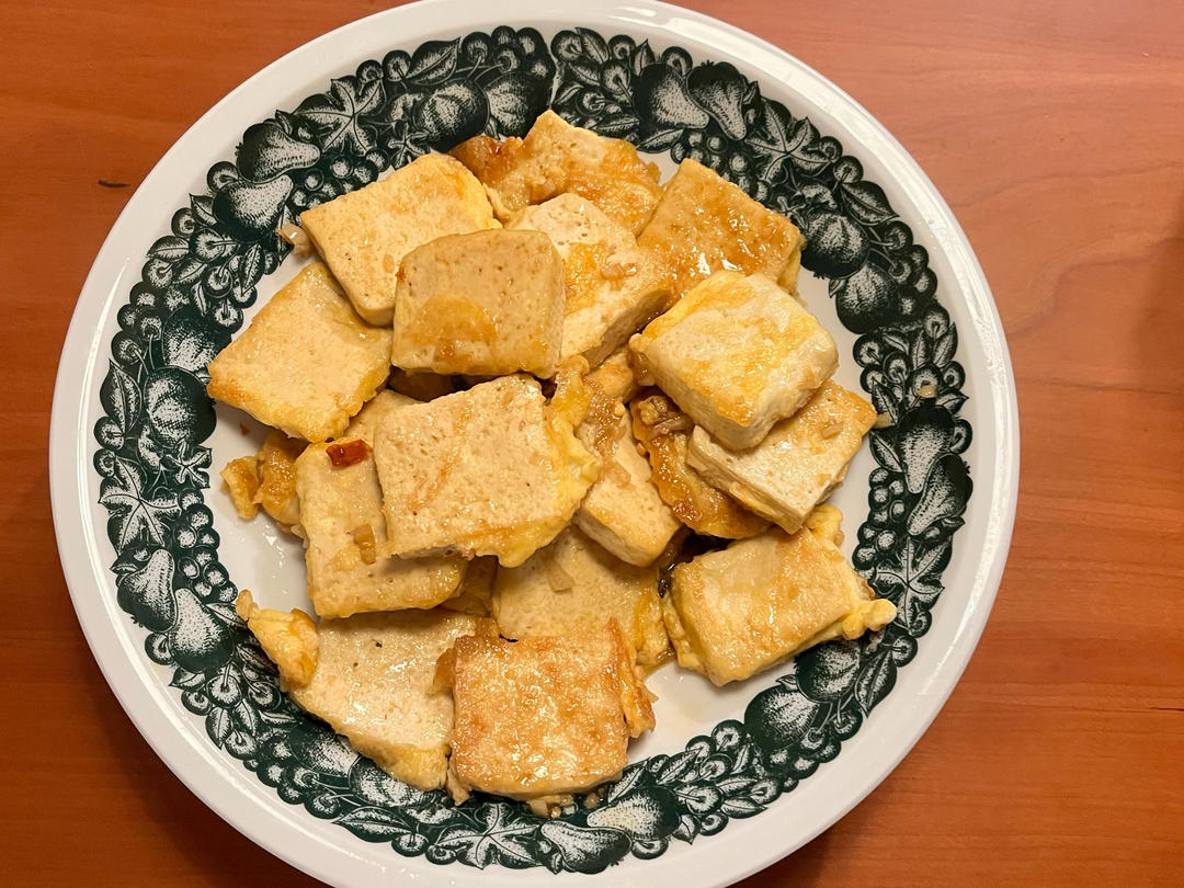 外焦里嫩的香煎豆腐