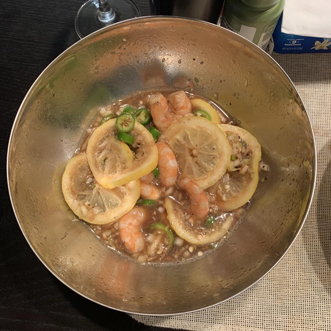 泰式柠檬虾