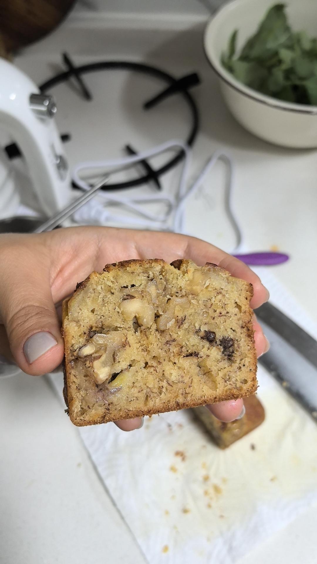 香蕉核桃磅蛋糕