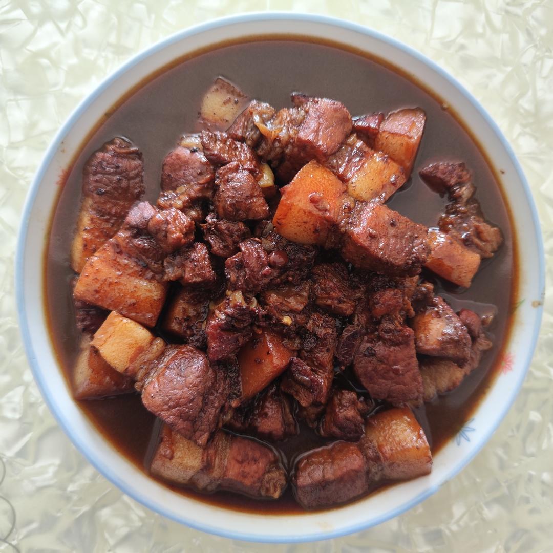 不焯水不放油的家常红烧肉