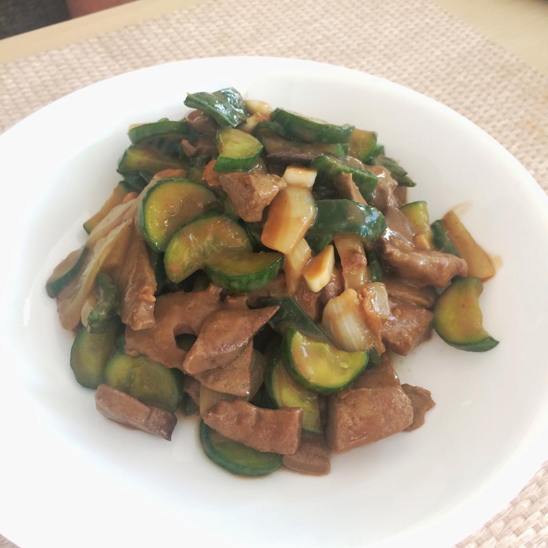 爆炒猪肝