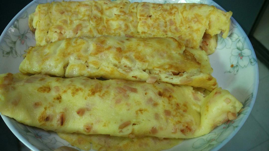 火腿鸡蛋煎饼