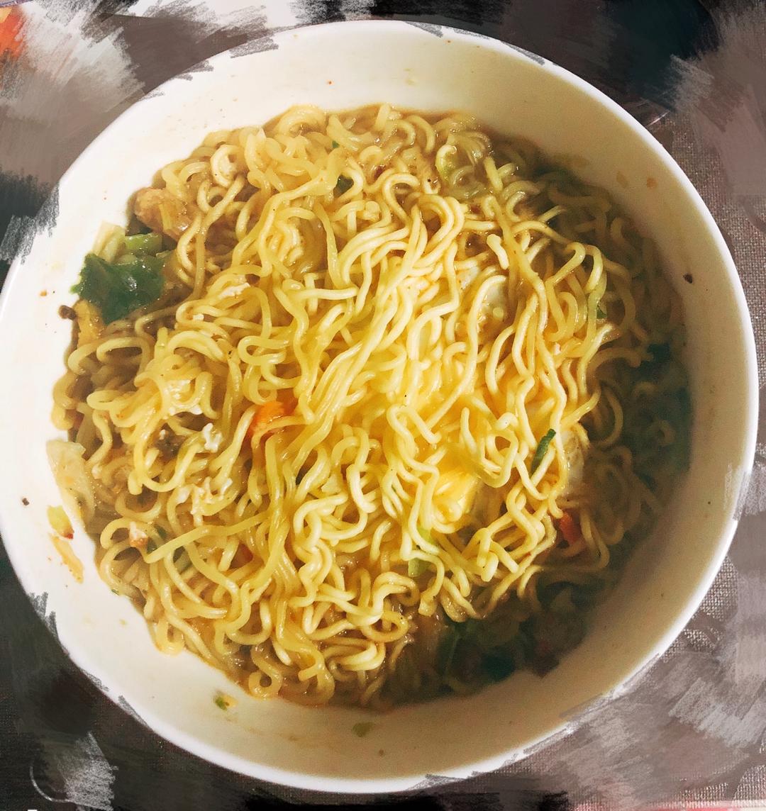 朱soso做的冠军方便面