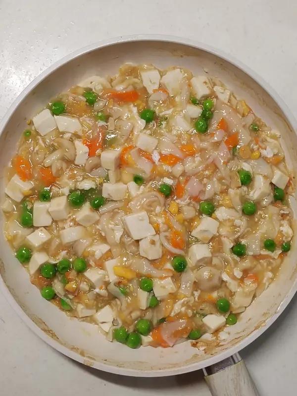咸蛋黄豆腐羹