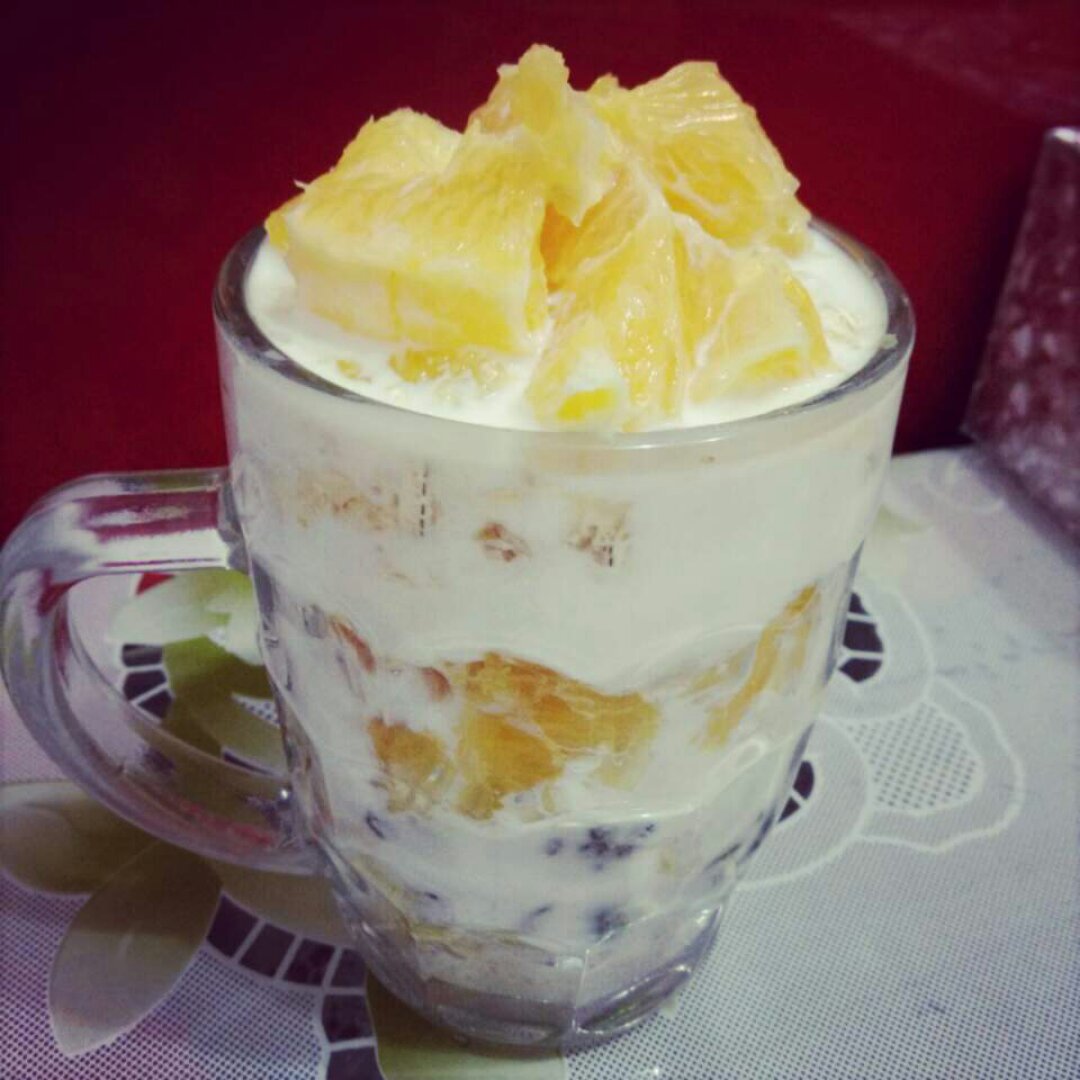 『overnight oatmeal隔夜燕麦』里海酸奶版