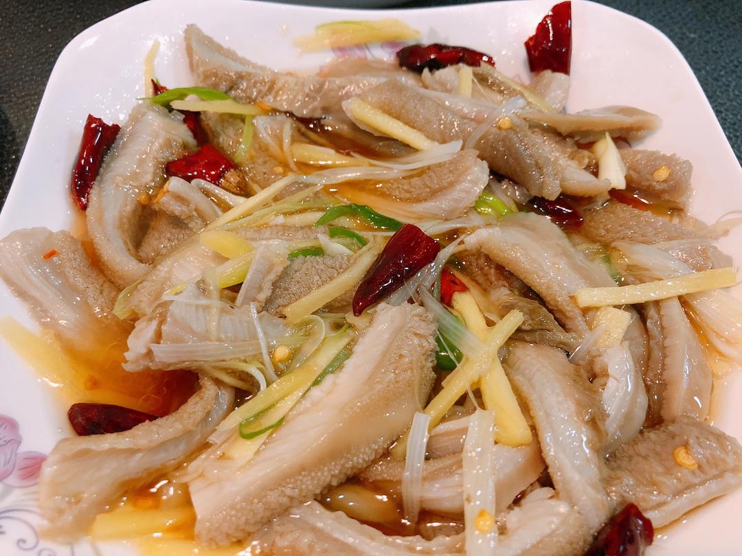 小鸽一枚做的姜葱牛百叶