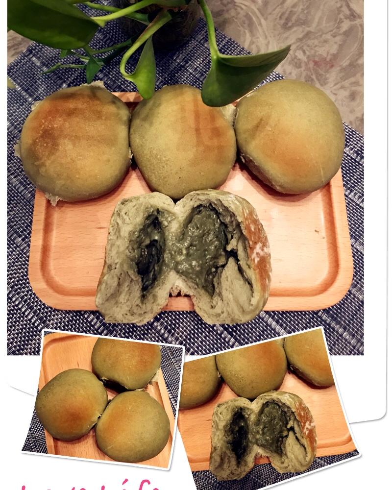 抹茶流心面包
