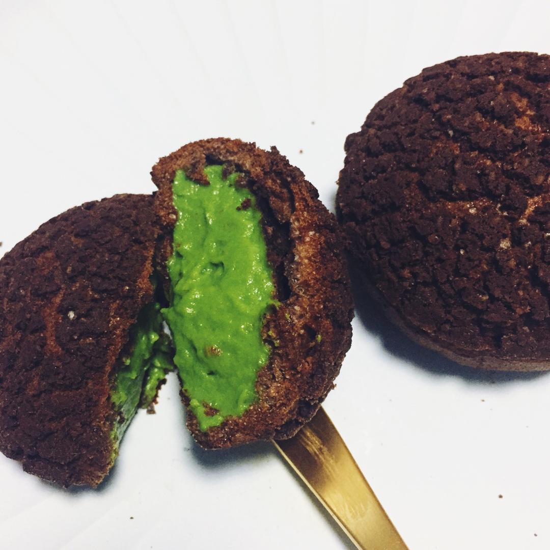 巧克力酥皮泡芙