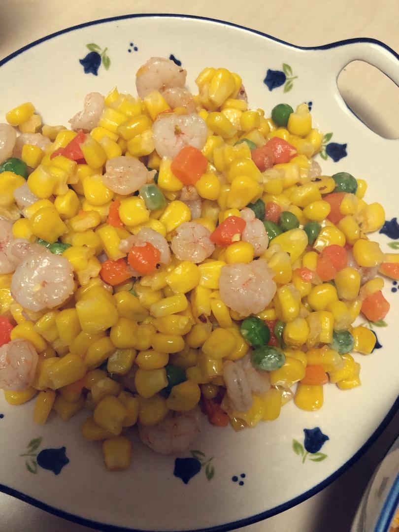 豌豆炒虾仁
