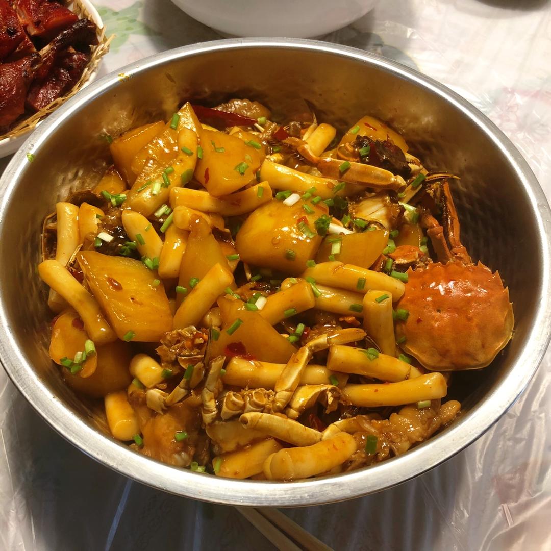 胖哥俩肉蟹煲
