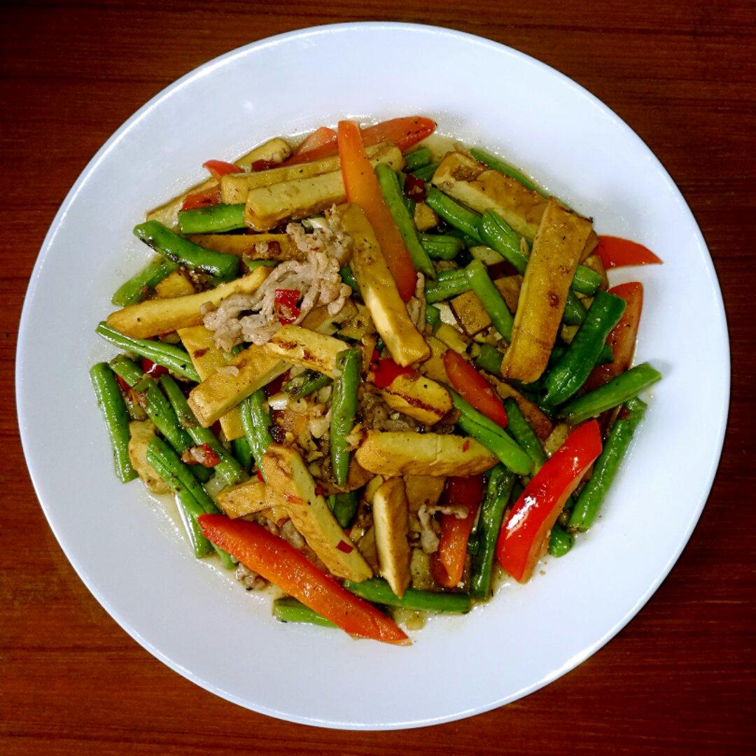 豆角香干