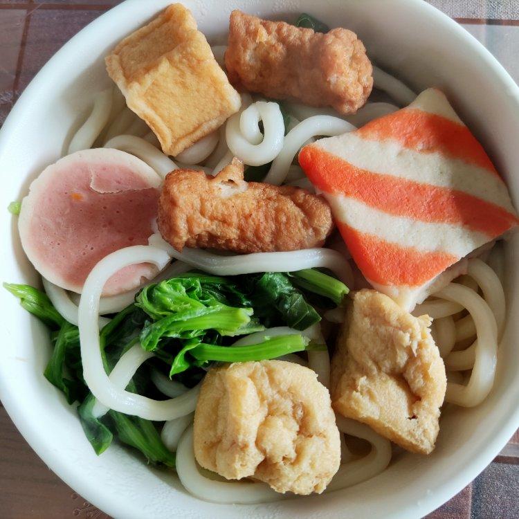 青菜鸡蛋面