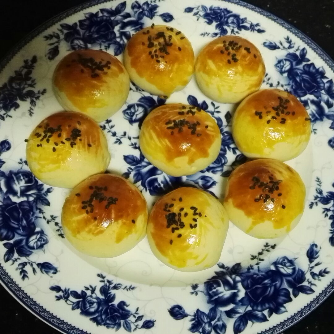 【炼乳蛋黄果子】无油 简单