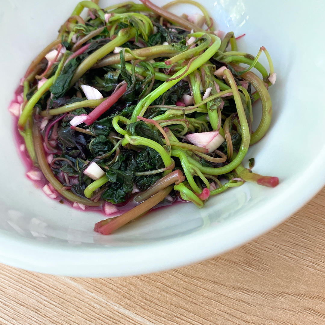 清炒红苋菜（简单菜也有窍门，一看就明白）