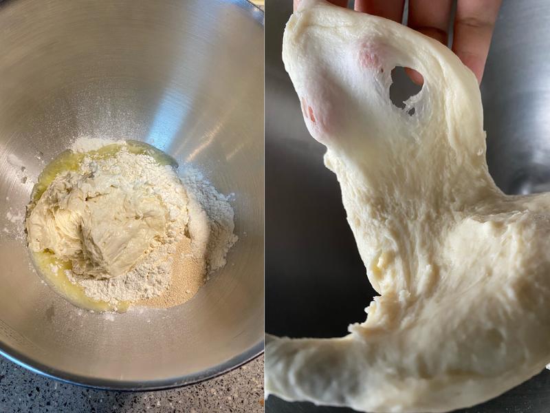 纯奶手撕吐司的做法 步骤1