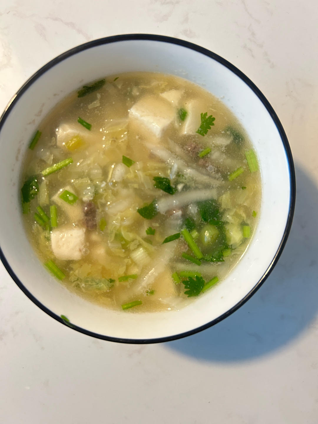 上班族减脂期牛肉糜豆腐汤🫕