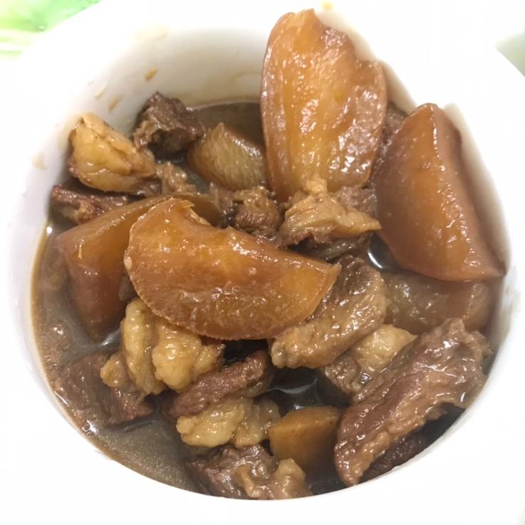 柱侯牛腩萝卜（广州面店的味道）