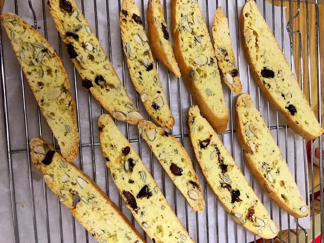 低糖无油意式脆饼Biscotti